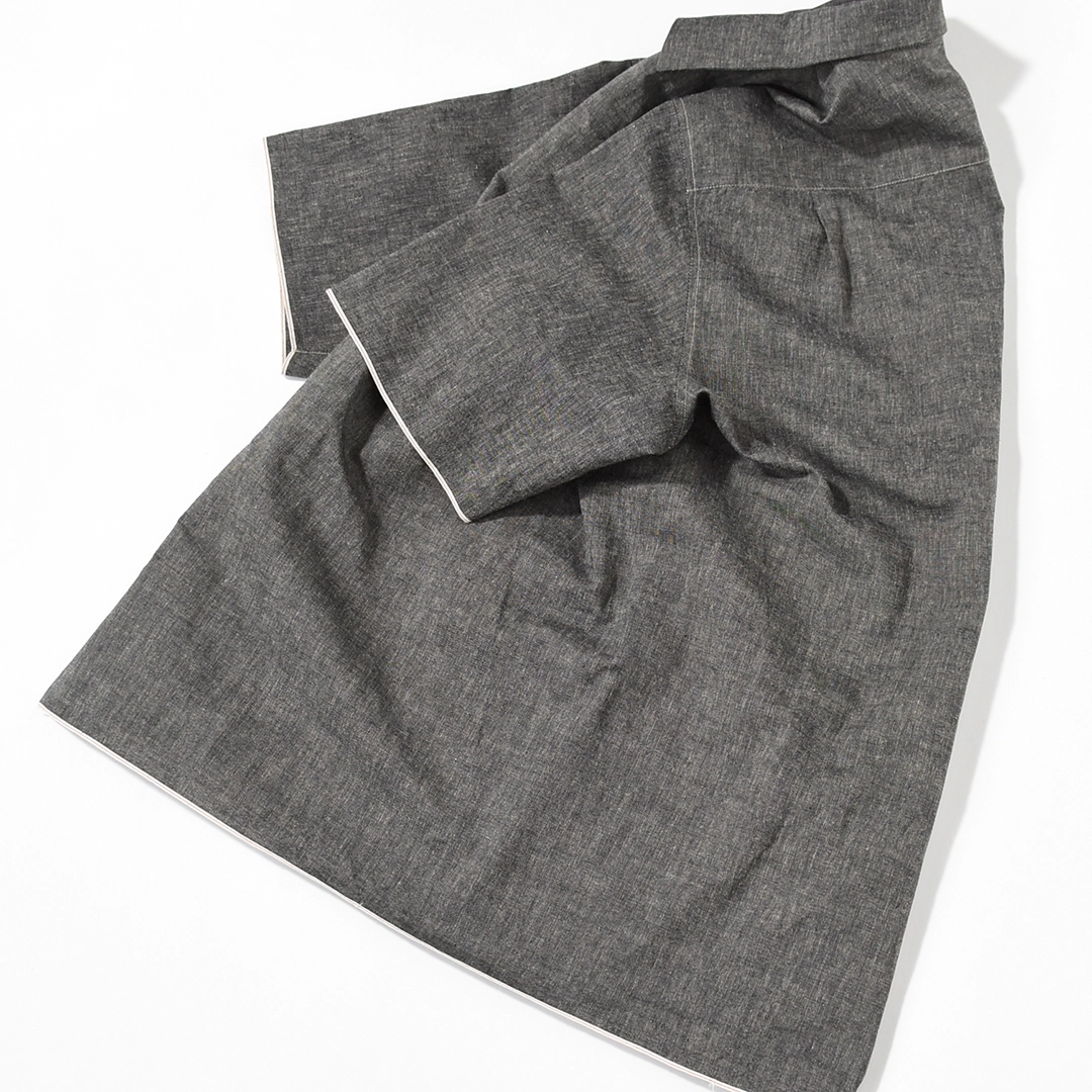 [km261sh02a]KIMURA(キムラ/木村)HOOK FRONT/convertible collar shirt H/S(フックフロントコンバーチブルカラーシャツ)の商品画像