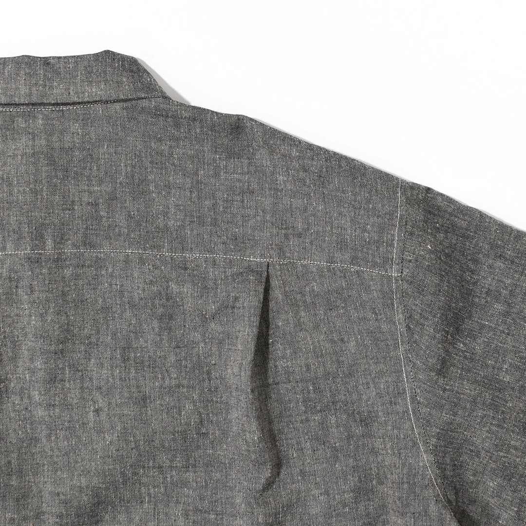 km261sh02a]KIMURA(キムラ/木村)HOOK FRONT/convertible collar shirt