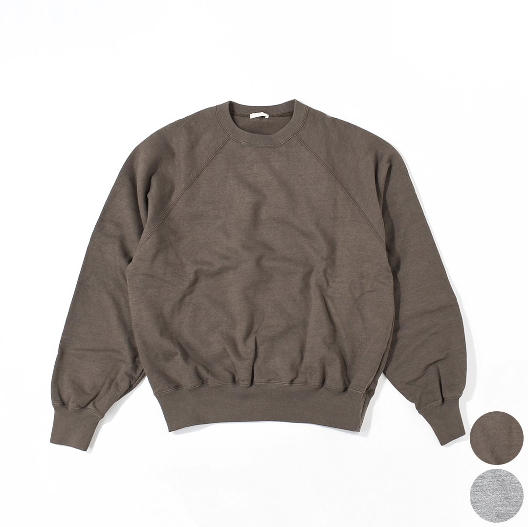 [UCS116-LC274] ULTERIOR (アルテリア) Faded Silky Terry Sweat Shirt (フェイデッドシルキーテリーリバースウィーブスウェットシャツ)の商品画像