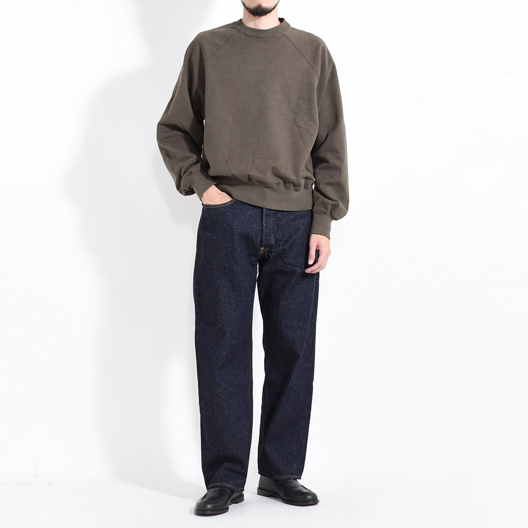 [UCS116-LC274] ULTERIOR (アルテリア) Faded Silky Terry Sweat Shirt (フェイデッドシルキーテリーリバースウィーブスウェットシャツ)の商品画像