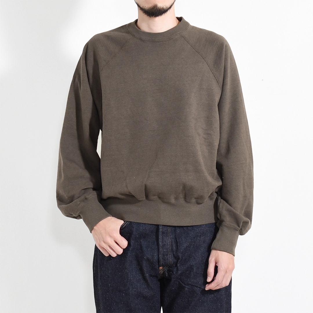 [UCS116-LC274] ULTERIOR (アルテリア) Faded Silky Terry Sweat Shirt (フェイデッドシルキーテリーリバースウィーブスウェットシャツ)の商品画像