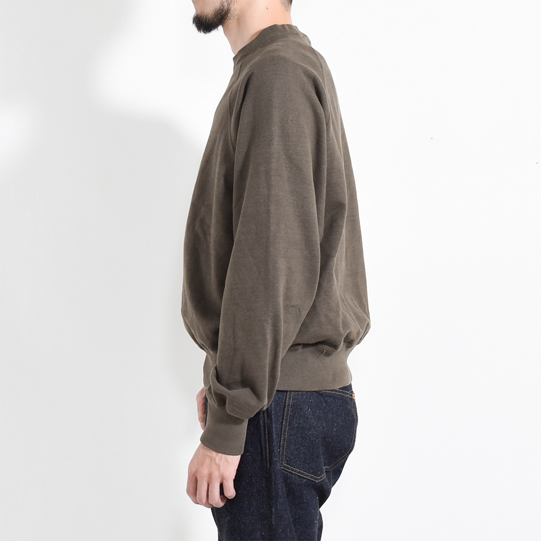 [UCS116-LC274] ULTERIOR (アルテリア) Faded Silky Terry Sweat Shirt (フェイデッドシルキーテリーリバースウィーブスウェットシャツ)の商品画像