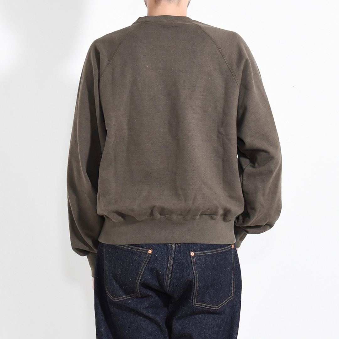 [UCS116-LC274] ULTERIOR (アルテリア) Faded Silky Terry Sweat Shirt (フェイデッドシルキーテリーリバースウィーブスウェットシャツ)の商品画像