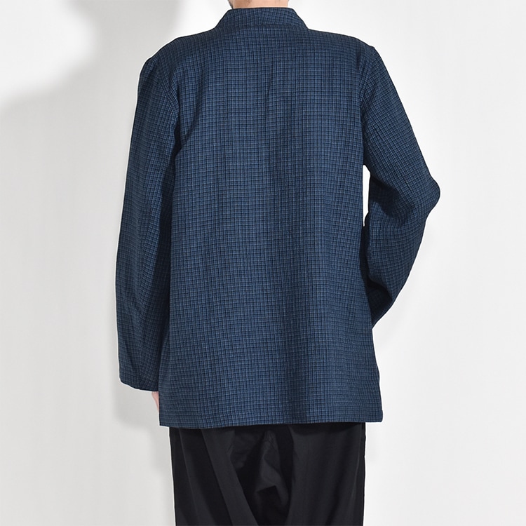 JK-51]MITTAN(ミタン/ミッタン)毛亜麻格子ジャケット | MITTAN(ミタン