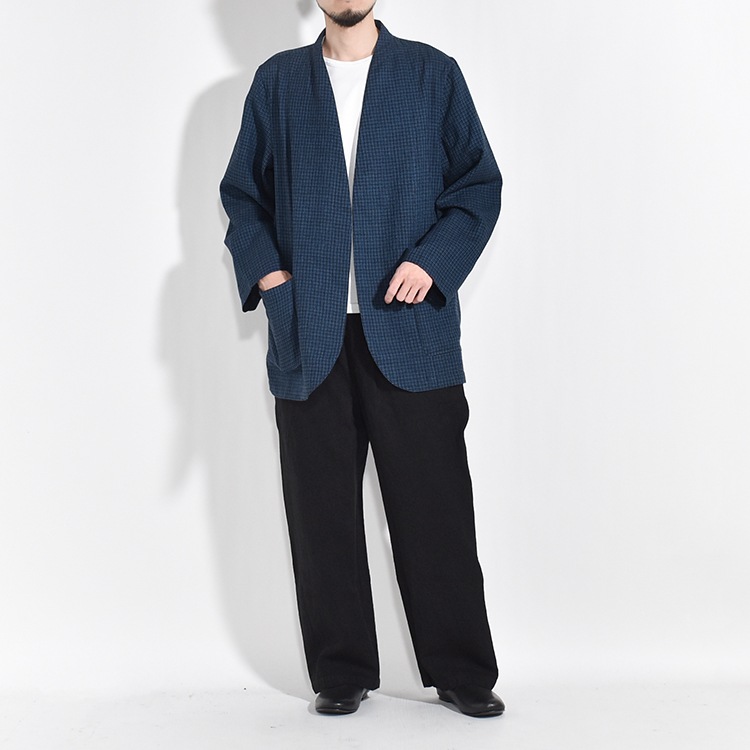 JK-51]MITTAN(ミタン/ミッタン)毛亜麻格子ジャケット | MITTAN(ミタン