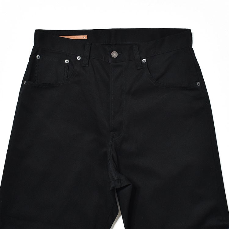 SCYE BASICS Selvedge Denim Wide Leg ブラック SCYE BASICS サイベーシック ワイド テーパード デニム