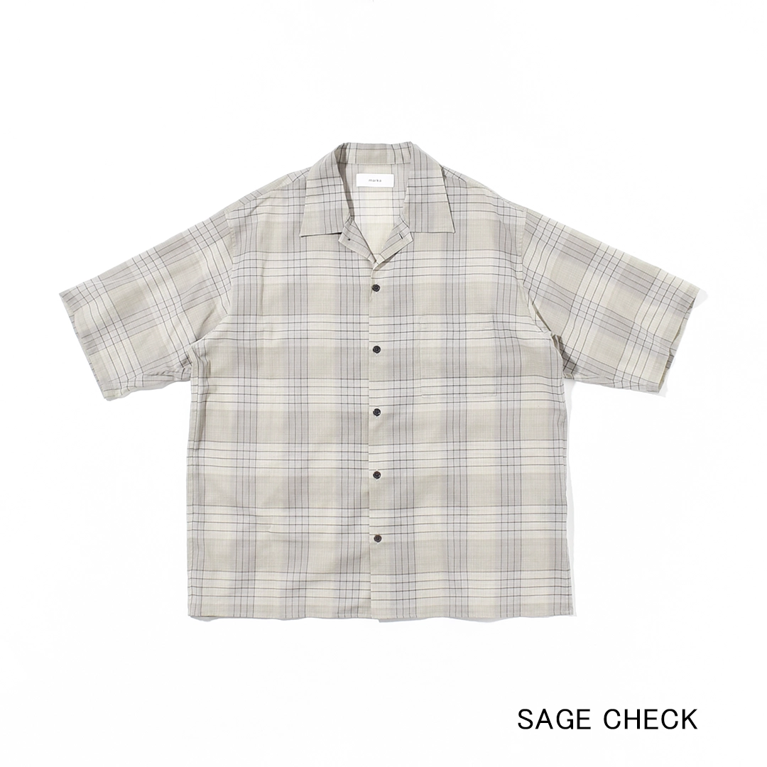 m26a18sh02b]marka(マーカ) 60/1 Organic Cotton High Twisted Loan