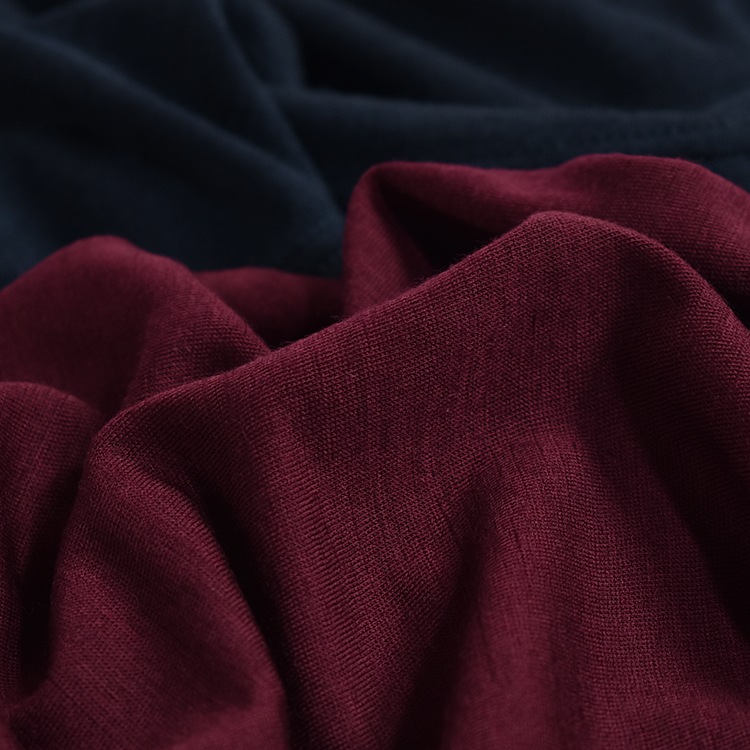Washable Wool バンドカラーシャツ CAPERTICA COLINA Super140s Washable Wool Jersey / S140 Wool Tee (MOCA