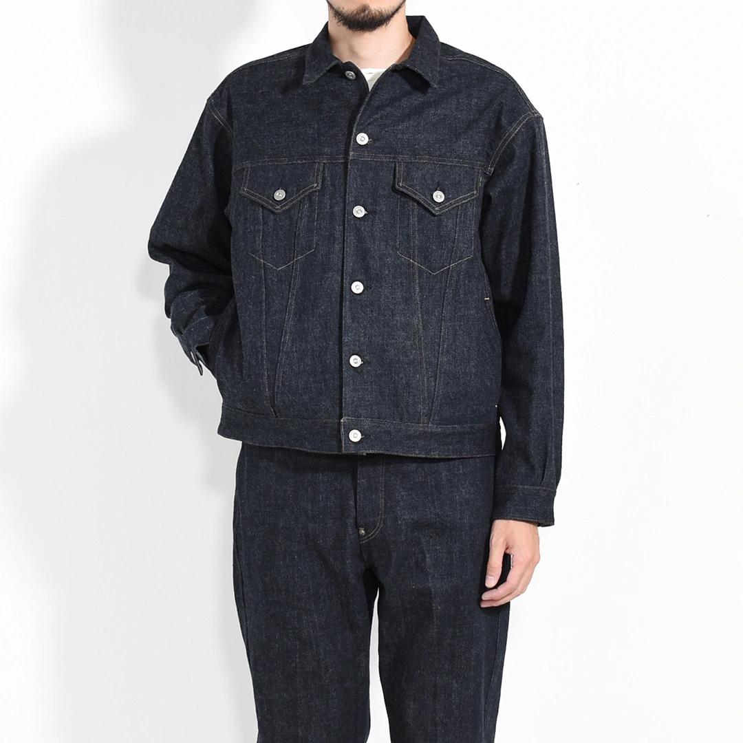 251OJ-JK17)OLD JOE(オールドジョー)CURVED FLAP JEAN JACKET(カーブド