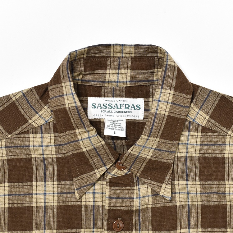 SF-242170) SASSAFRAS (ササフラス) Feel Sun Half / Cotton Wool