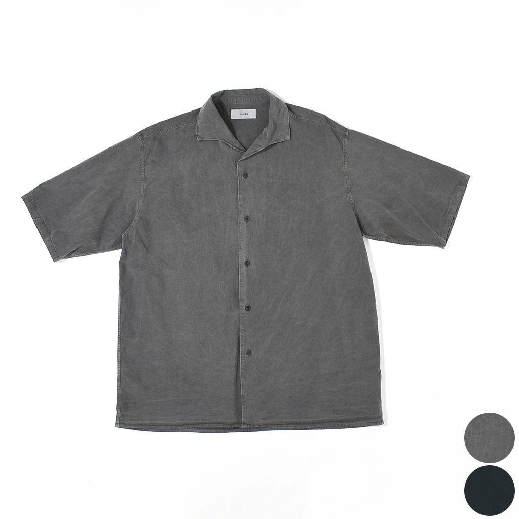 【30% OFF】[m25a16sh01b]marka(マーカ) 50/1 ORGANIC COTTON HIGH TWIST POPLIN ONE PIECE COLLARED(オーガニックコットン強撚ガスボイルブロードワンピースカラードシャツ)【SUMMER SALE】の商品画像