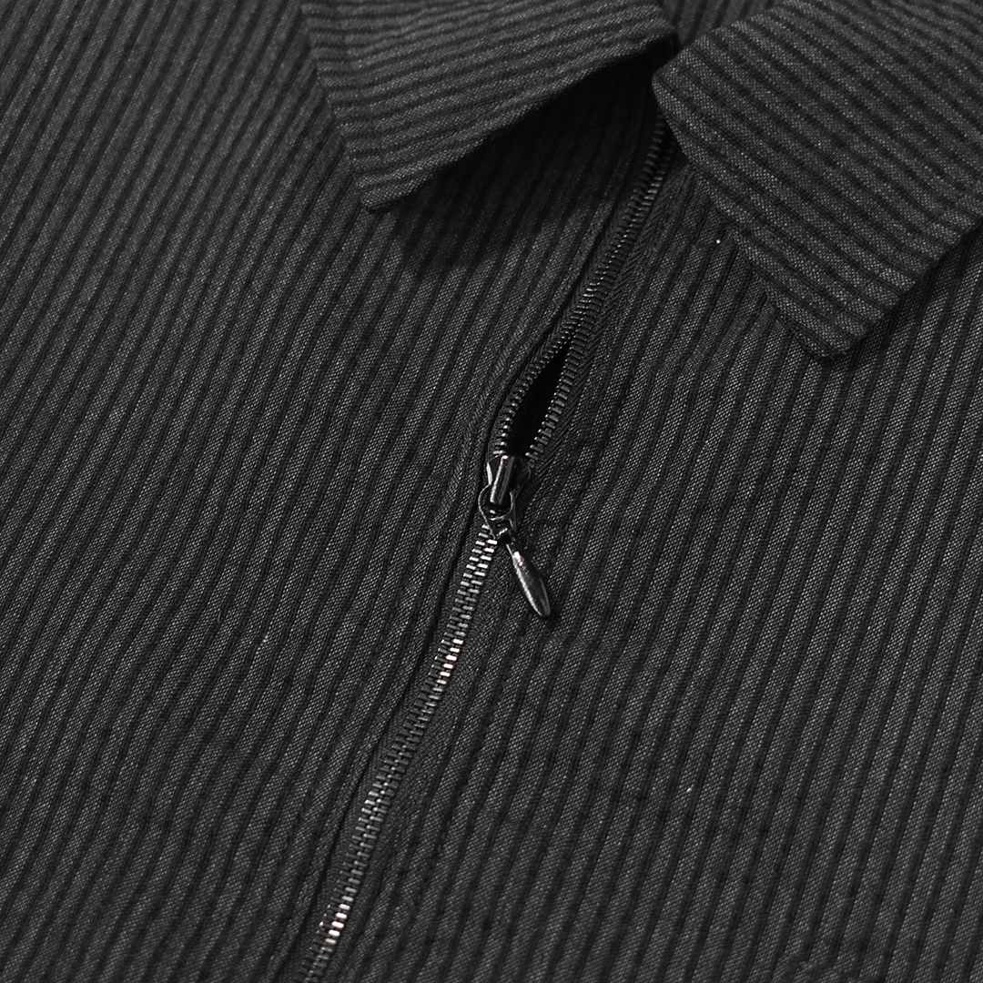 [m26b03sh01b]marka(マーカ) Wool seersucker Half Zip Shirt(ウールシアサッカーハーフジップシャツ)の商品画像