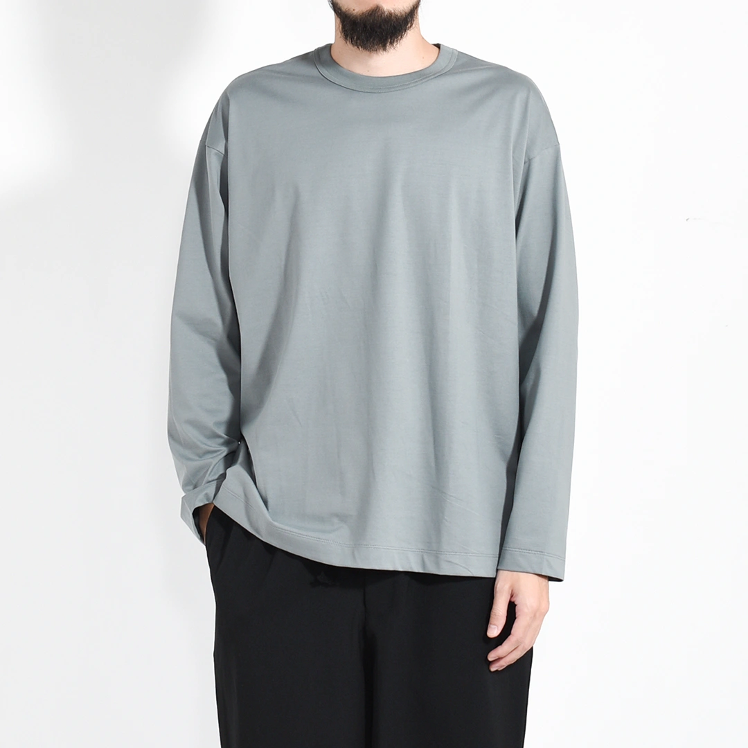 [a25c05cs03c]MARKAWARE (マーカウェア)Organic Giza 60/3 Survival Knit Comfort Fit L/S Tee(オーガニックGIZA 60/3 サバイバル天竺コンフォートフィットL/S Tee)の商品画像