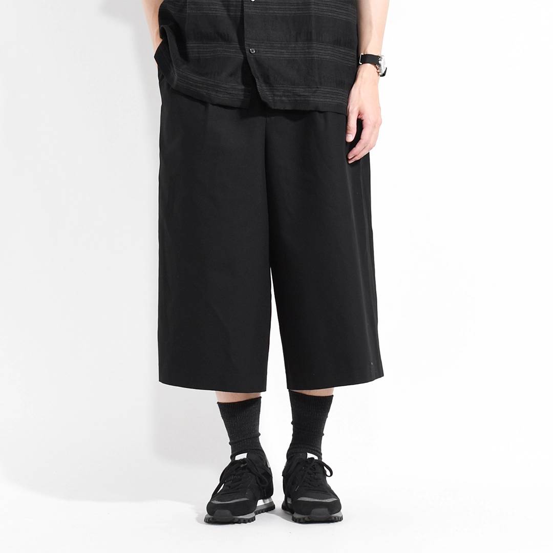 marka オーガニックコットンツイル / 2タッククロップドトラウザーズ m26b15pt02e]marka(マーカ) Organic Cotton Gabardine Two Tuck