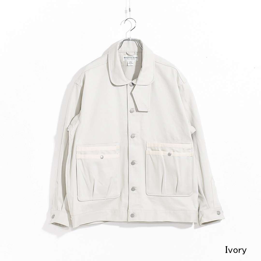 SF-262318]SASSAFRAS(ササフラス)Overgrown Trug Jacket / Cotton