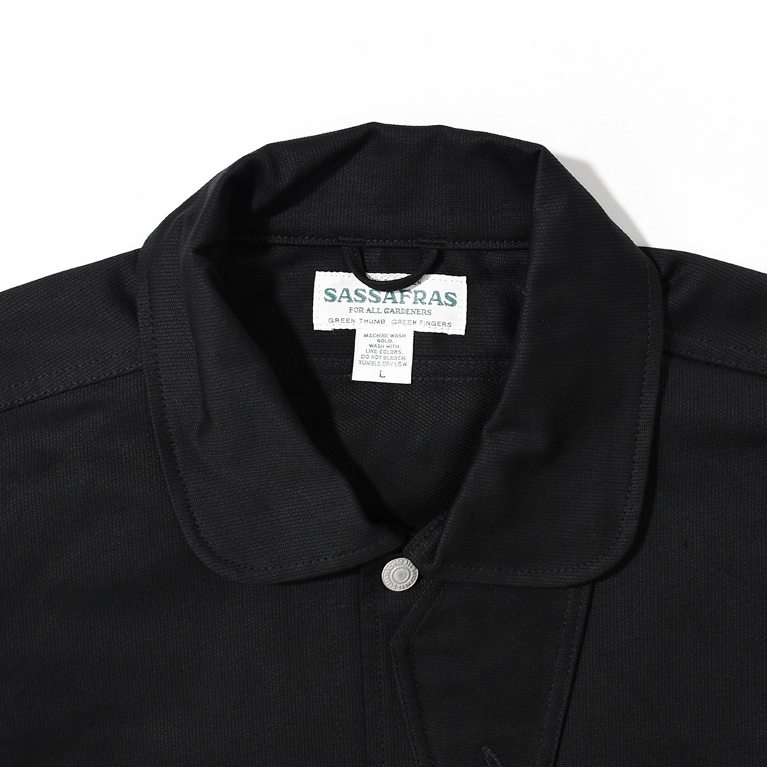 さくら様 ブルゾン S黒 SF-262318]SASSAFRAS(ササフラス)Overgrown Trug Jacket / Cotton