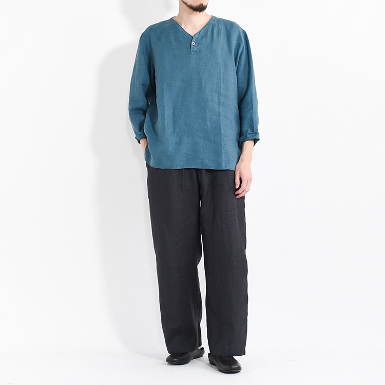 SH-126C]MITTAN(ミタン/ミッタン)大麻長袖プルオーバー(草木染