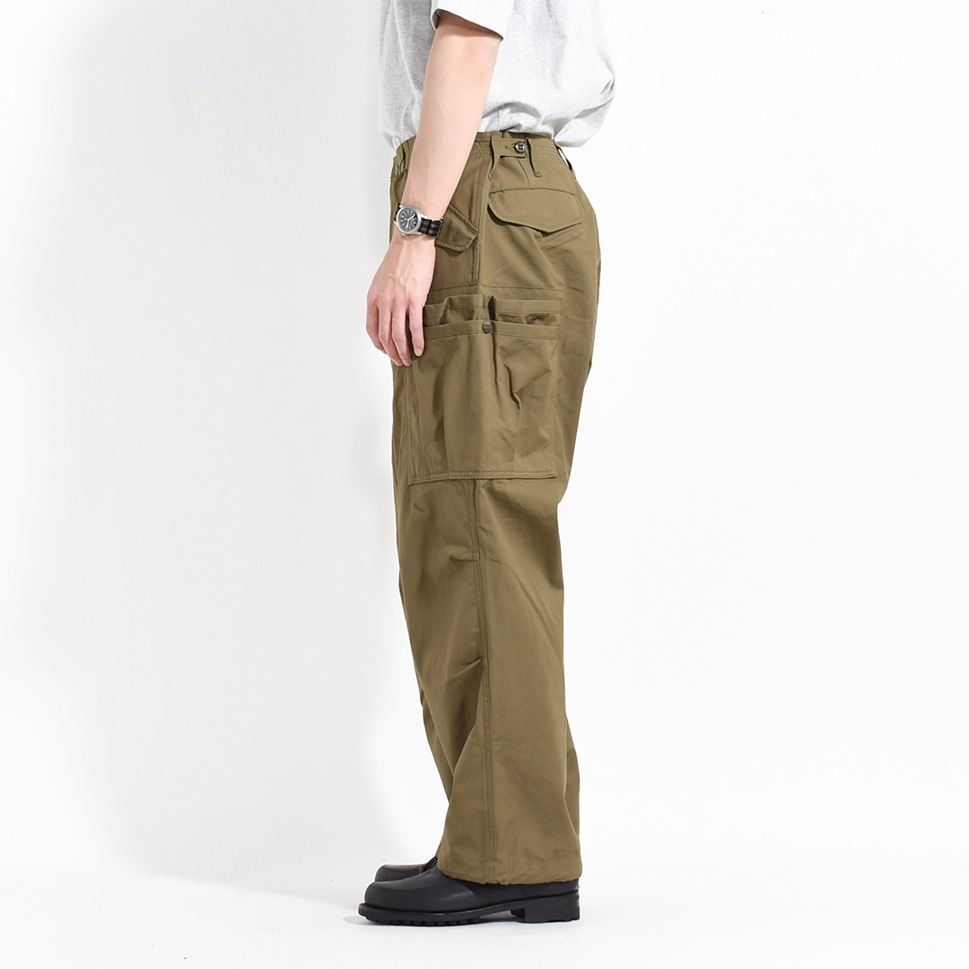 SF-262334]SASSAFRAS(ササフラス)Overgrown Pants / Cotton Poplin