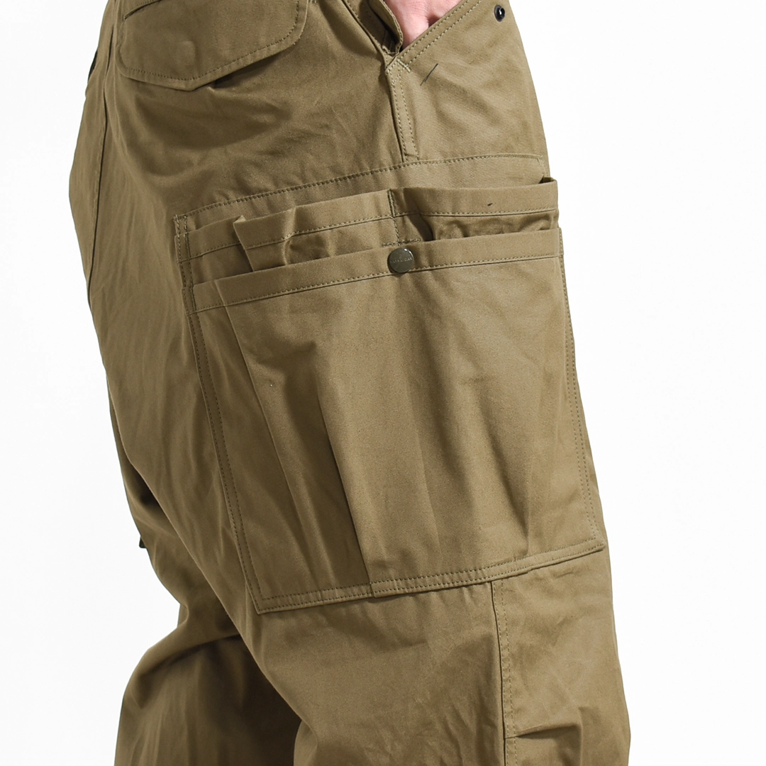 SF-262334]SASSAFRAS(ササフラス)Overgrown Pants / Cotton Poplin