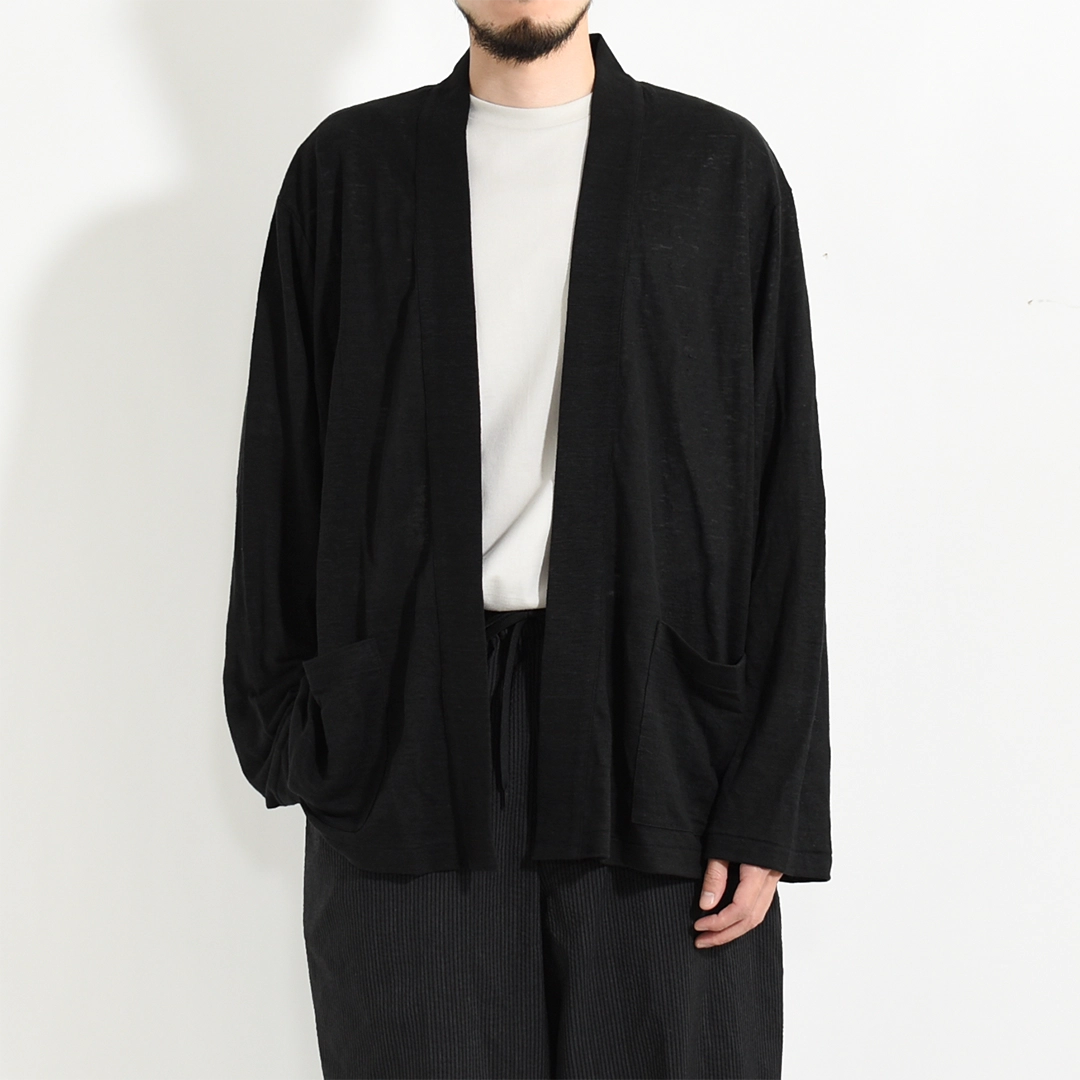 a26b07cs01c]MARKAWARE (マーカウェア) Hemp Knit Japanese Cardigan