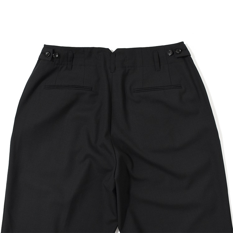 【30% OFF】[UNPT72]un/unbient(アン/アンビエント)TUCK TROUSERS / Wool Poly(タックトラウザース/ウールポリ)【SUMMER SALE】の商品画像