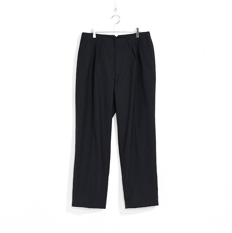 【30% OFF】[UNPT72]un/unbient(アン/アンビエント)TUCK TROUSERS / Wool Poly(タックトラウザース/ウールポリ)【SUMMER SALE】の商品画像