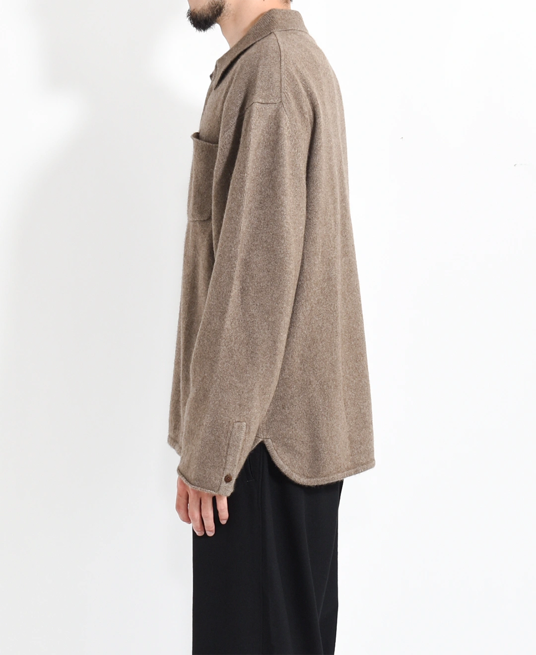 新品 nakedgauge ネイキッドゲージ ニット カーディガン シャツ 1 n0007]nakedgauge(ネイキッドゲージ)COMFORT TOUCH KNITTING