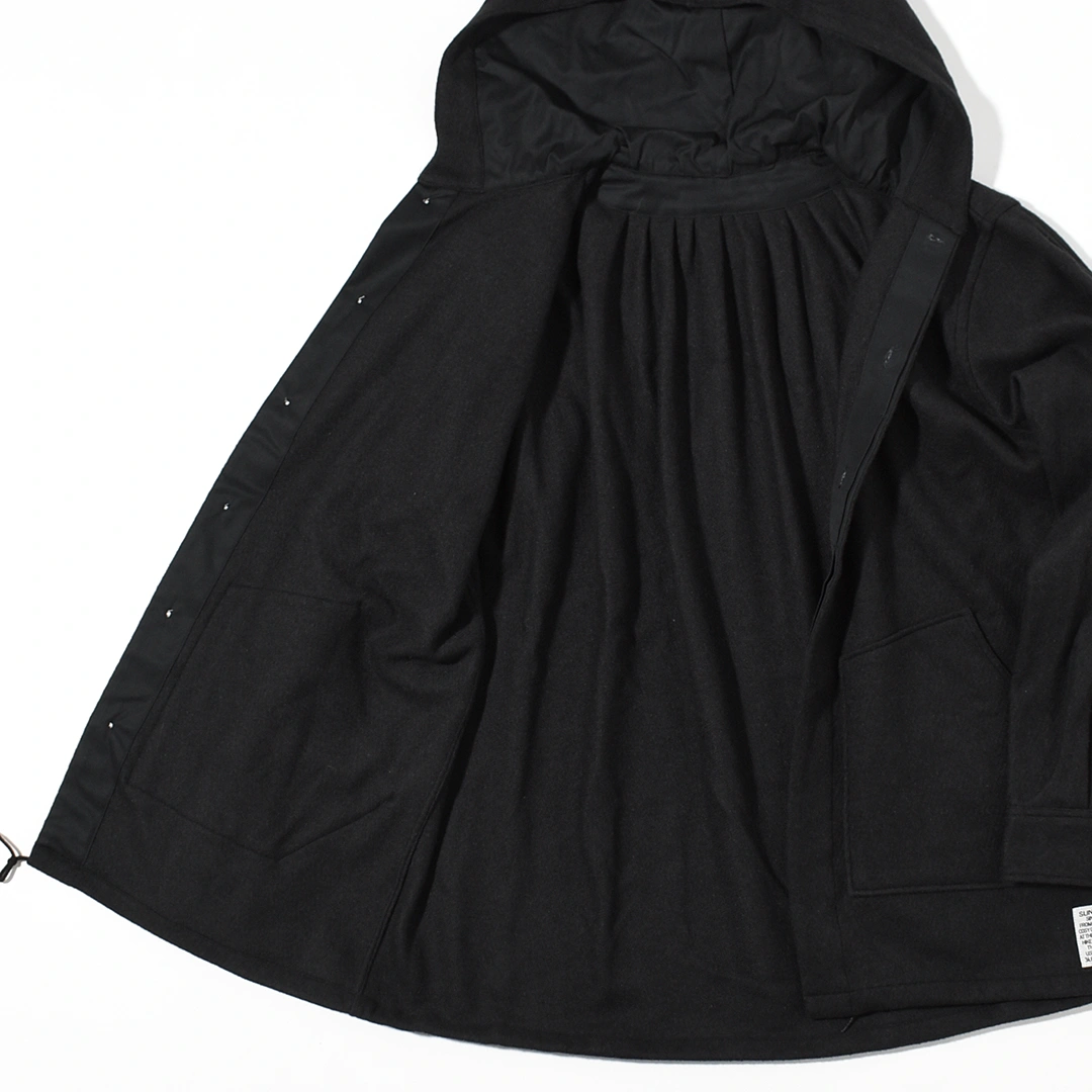 (s-043-bk)SUNNY ELEMENT(サニーエレメント)Grove Shirt/Wool Silk(グローブシャツ/ウールシルク)の商品画像