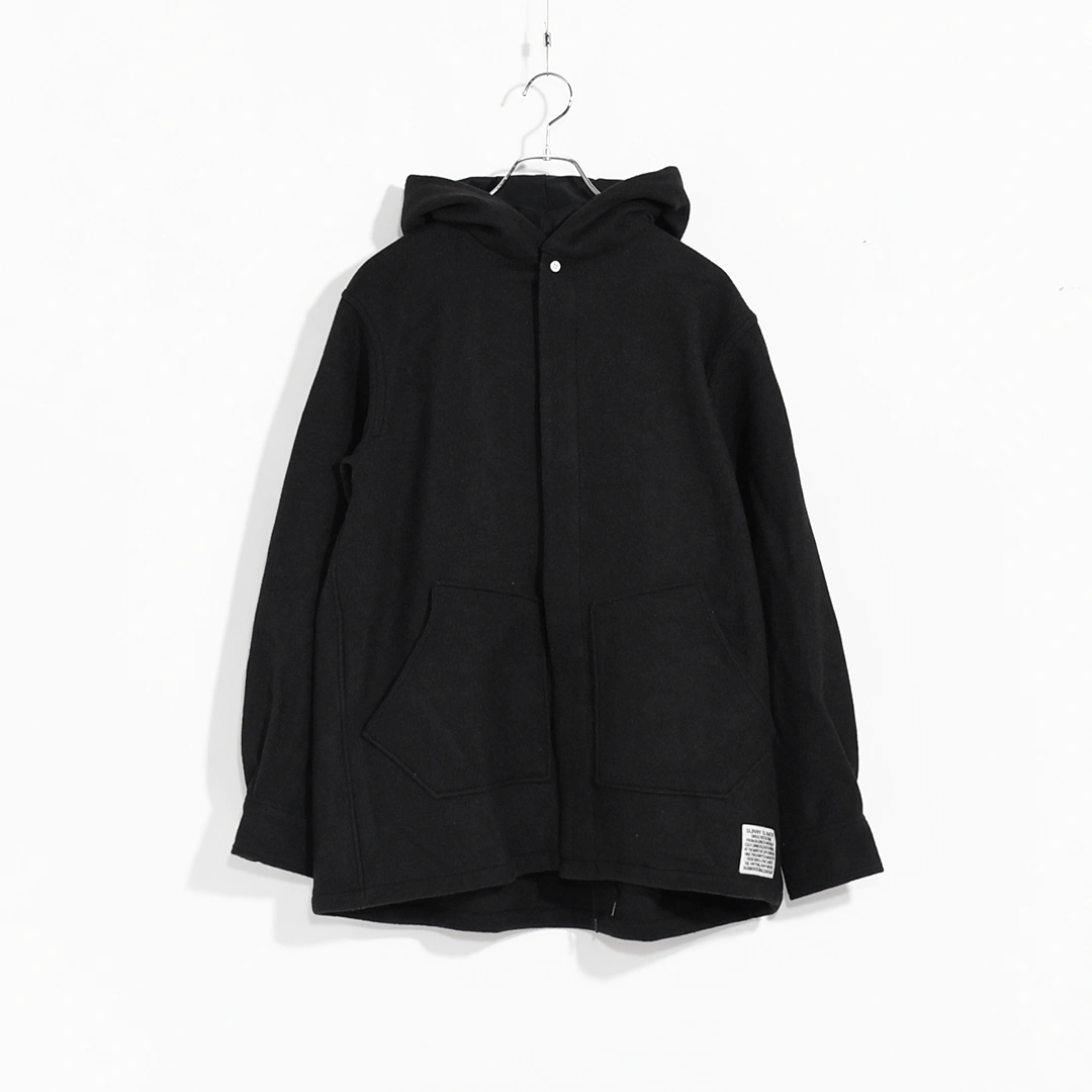 (s-043-bk)SUNNY ELEMENT(サニーエレメント)Grove Shirt/Wool Silk(グローブシャツ/ウールシルク)の商品画像