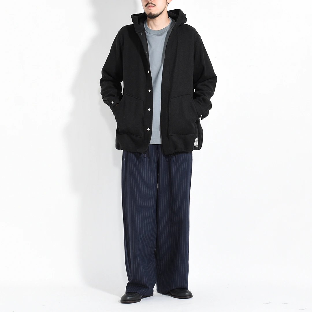 (s-043-bk)SUNNY ELEMENT(サニーエレメント)Grove Shirt/Wool Silk(グローブシャツ/ウールシルク)の商品画像