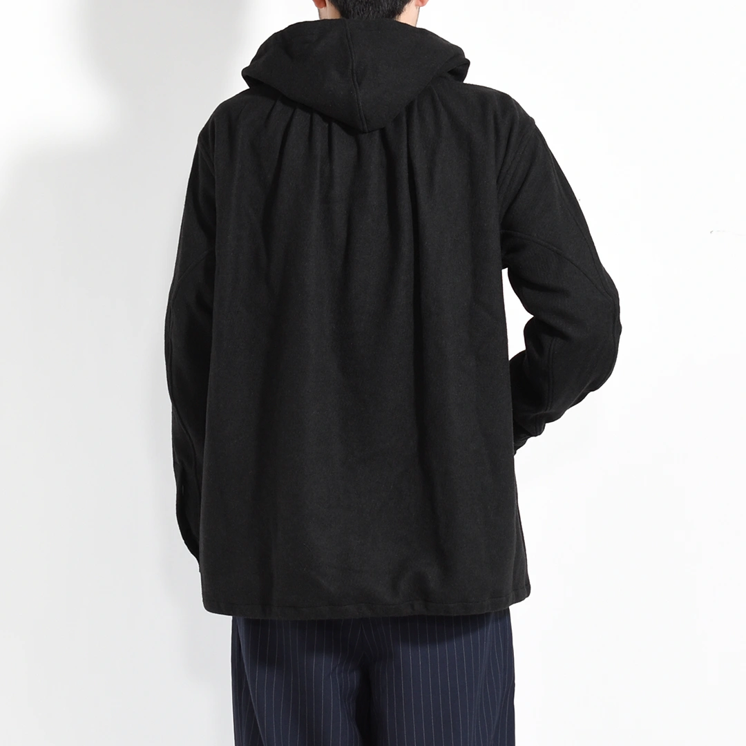 (s-043-bk)SUNNY ELEMENT(サニーエレメント)Grove Shirt/Wool Silk(グローブシャツ/ウールシルク)の商品画像