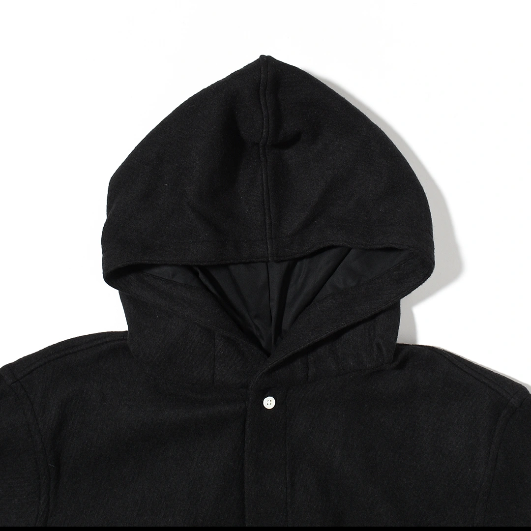 (s-043-bk)SUNNY ELEMENT(サニーエレメント)Grove Shirt/Wool Silk(グローブシャツ/ウールシルク)の商品画像