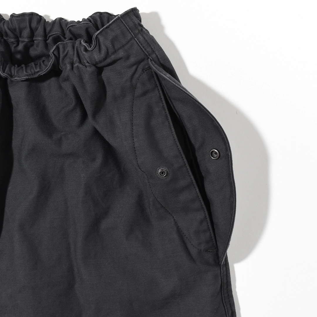 [m26b16pt01c]marka(マーカ) Organic Cotton Back Satin Wide Over Pants(オーガニックコットンバックサテンワイドオーバーパンツ)の商品画像