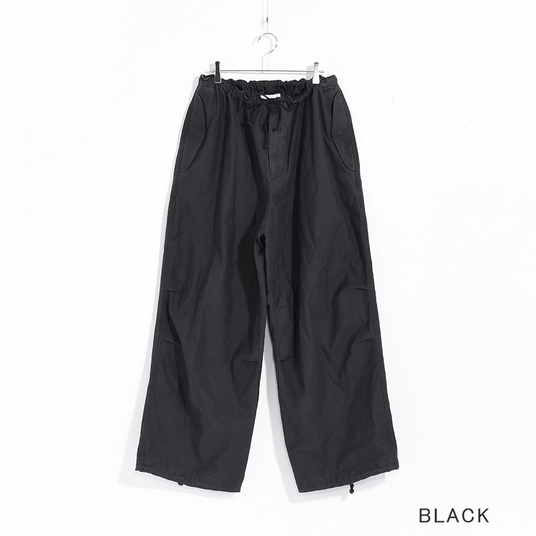 [m26b16pt01c]marka(マーカ) Organic Cotton Back Satin Wide Over Pants(オーガニックコットンバックサテンワイドオーバーパンツ)の商品画像