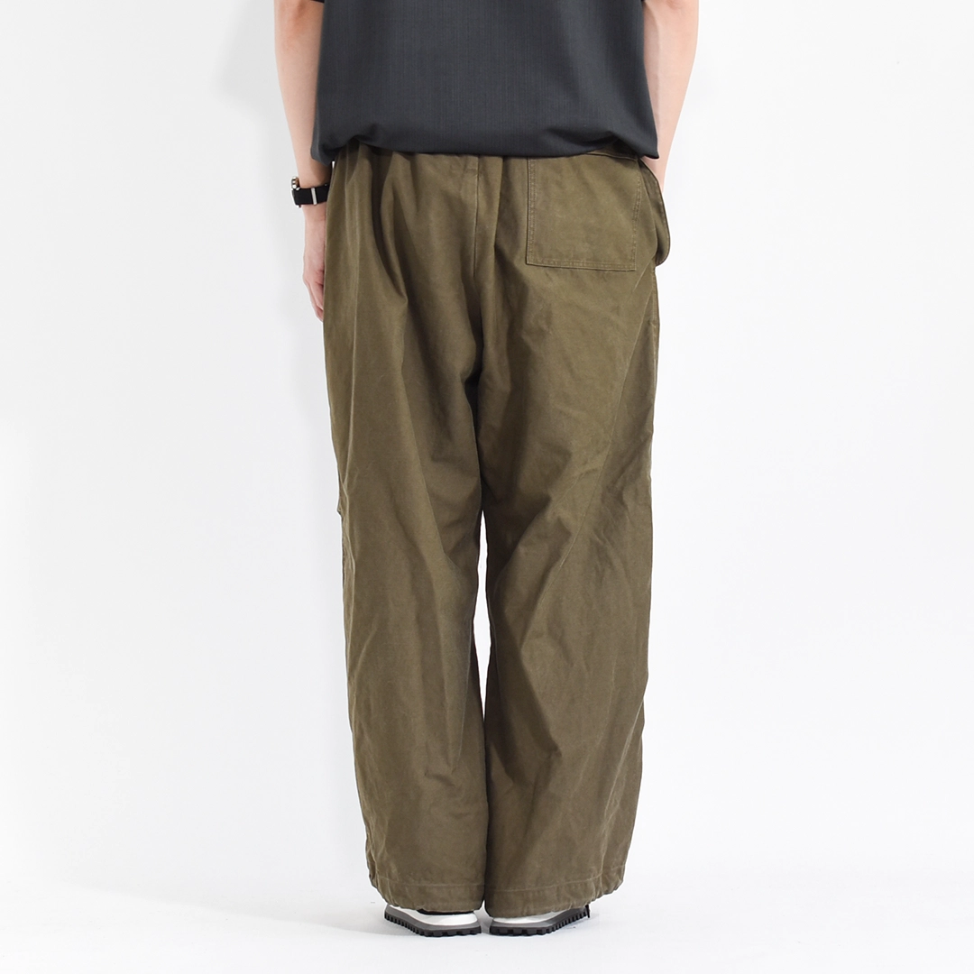 [m26b16pt01c]marka(マーカ) Organic Cotton Back Satin Wide Over Pants(オーガニックコットンバックサテンワイドオーバーパンツ)の商品画像