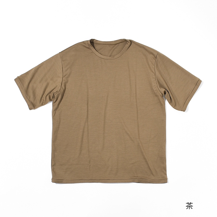 MITTAN スーパー120's ウールスムース半袖 T-34 T-34]MITTAN(ミタン/ミッタン)スーパー120's ウールスムース半袖