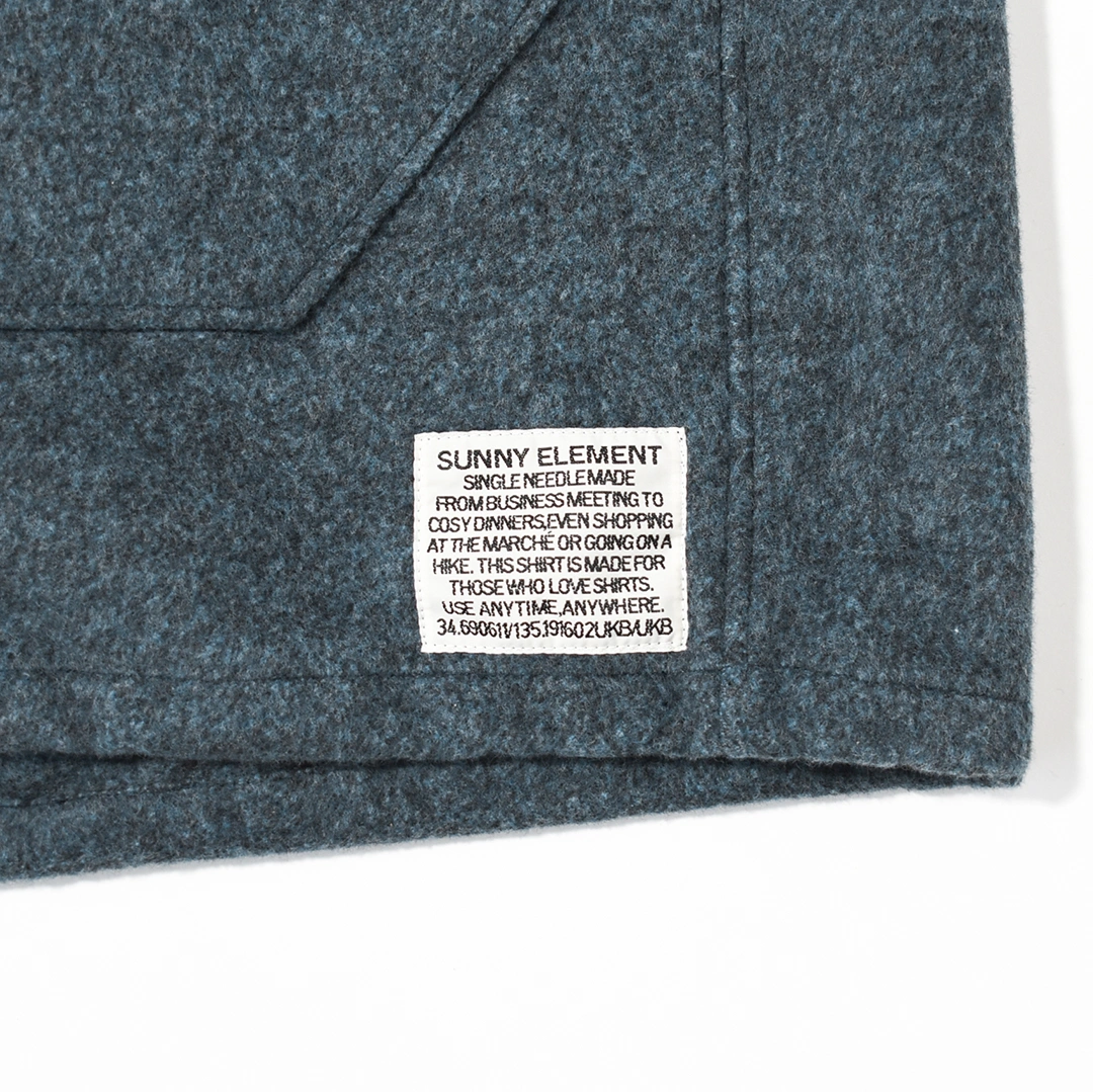 (s-043)SUNNY ELEMENT(サニーエレメント)Grove Shirt/Cotton Melton(グローブシャツ/コットンメルトン)の商品画像