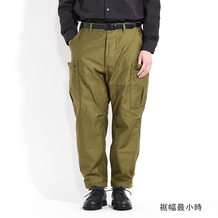 SF-252229]SASSAFRAS(ササフラス)Overgrown Pants 4/5(オーバー