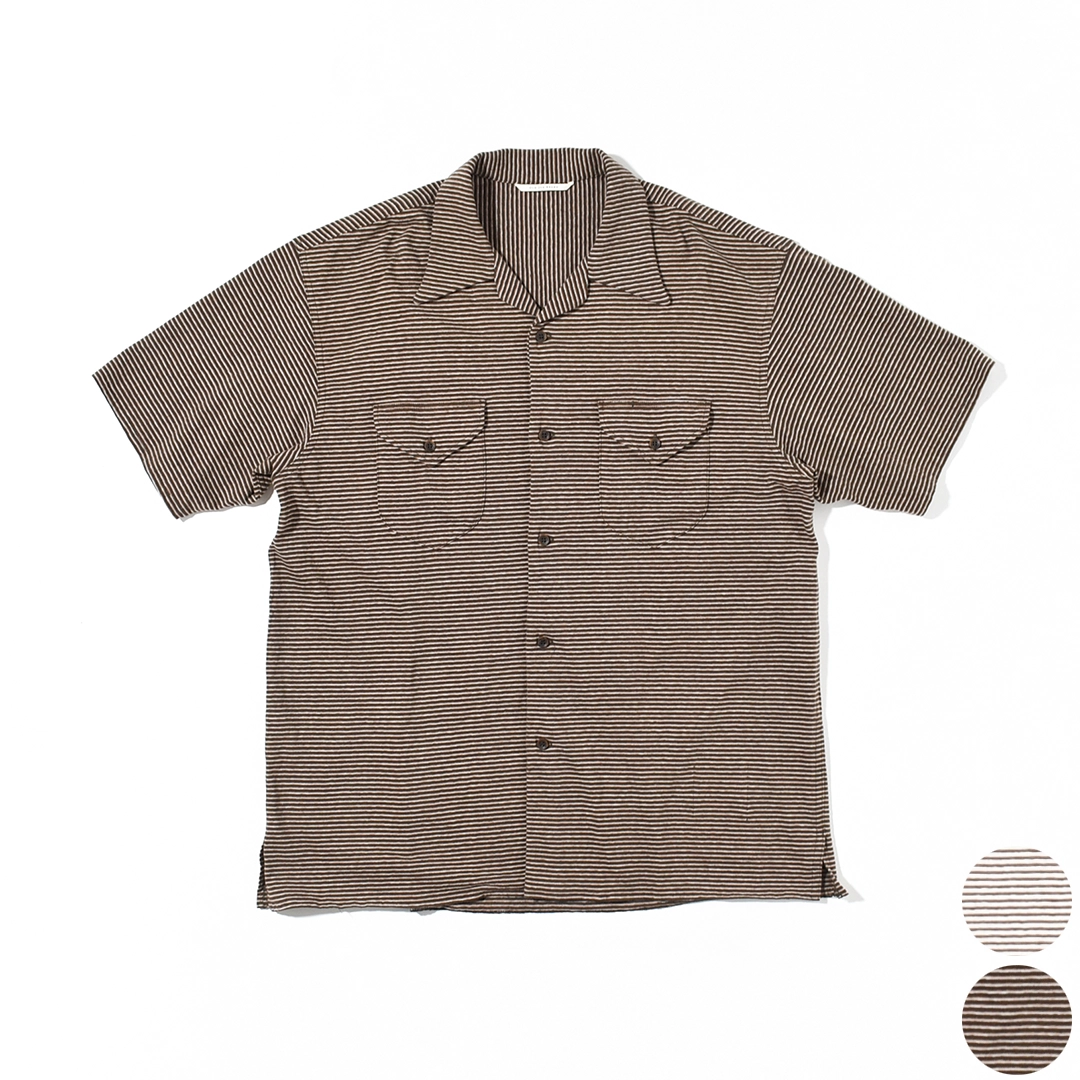 ビンテージ　GIJOE イタリア版　アメリカユニフォーム　1977 ポリスティル 261OJ-CT12]OLD JOE(オールドジョー)Malti Striped Sports Shirts