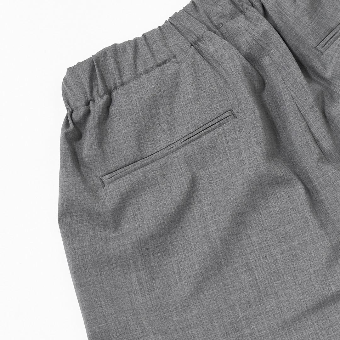 UNPT77C]un/unbient(アン/アンビエント)Easy Pants /Wool Poly