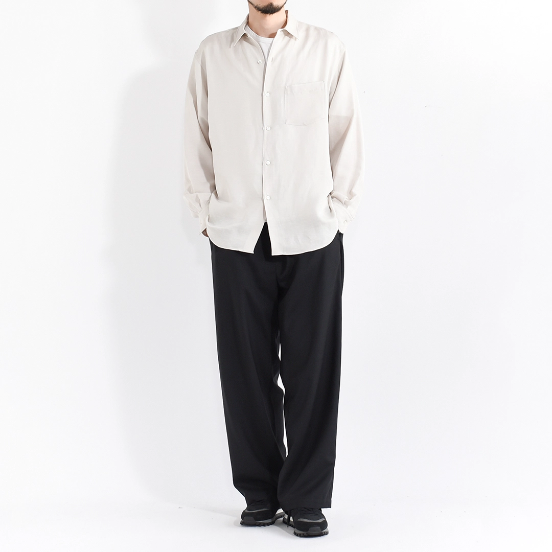[UNPT77C]un/unbient(アン/アンビエント)Easy Pants /Wool Poly (イージーパンツ/ウールポリ)の商品画像