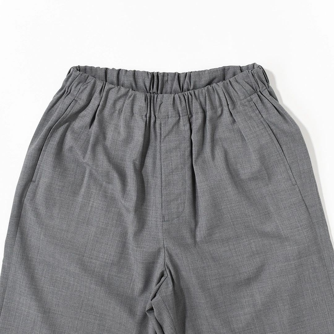 UNPT77C]un/unbient(アン/アンビエント)Easy Pants /Wool Poly