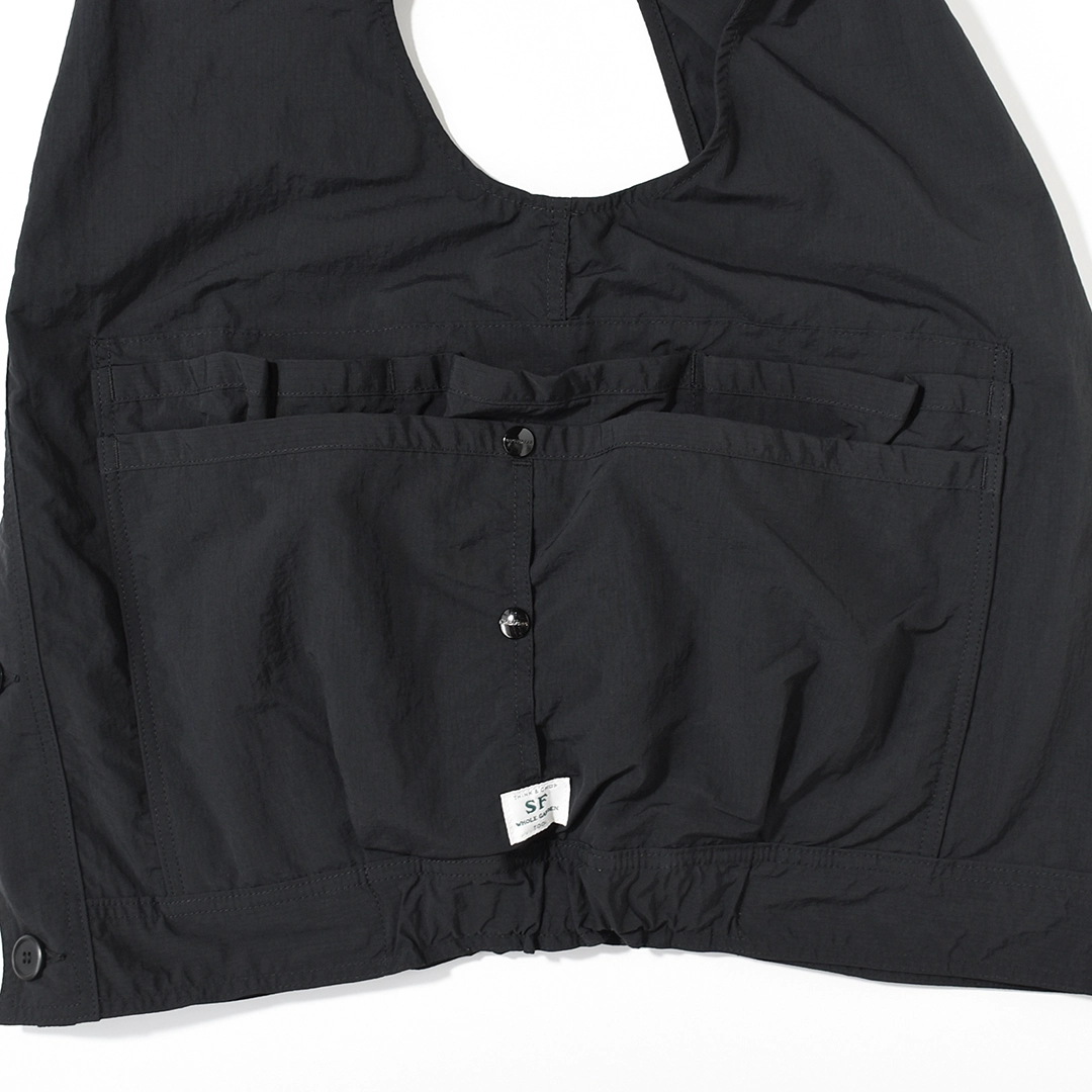 SF-262326]SASSAFRAS(ササフラス) OVERGROWN HIKER VEST-NYLON RIPSTOP