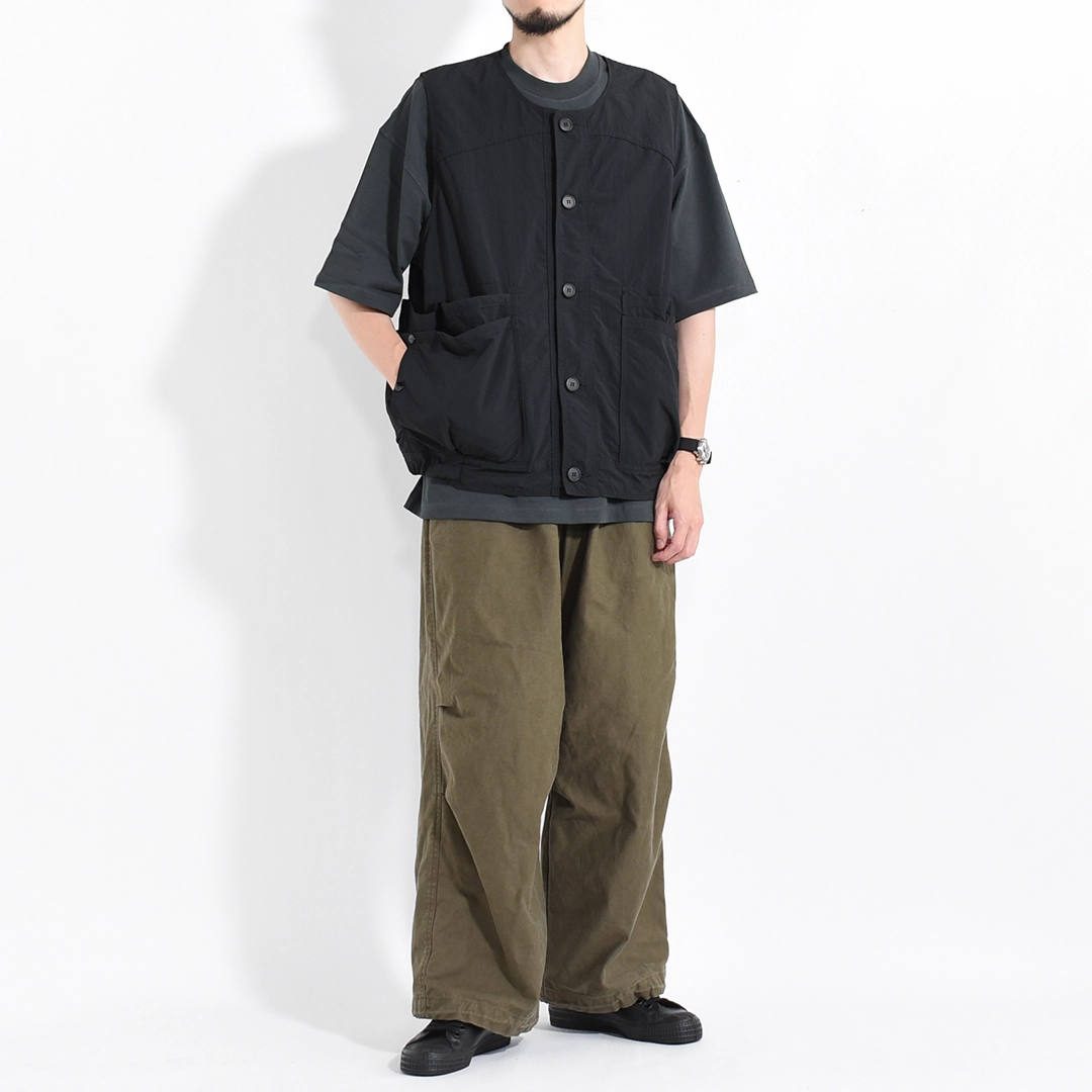 SF-262326]SASSAFRAS(ササフラス) OVERGROWN HIKER VEST-NYLON RIPSTOP
