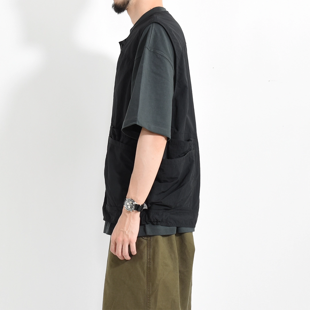SF-262326]SASSAFRAS(ササフラス) OVERGROWN HIKER VEST-NYLON RIPSTOP