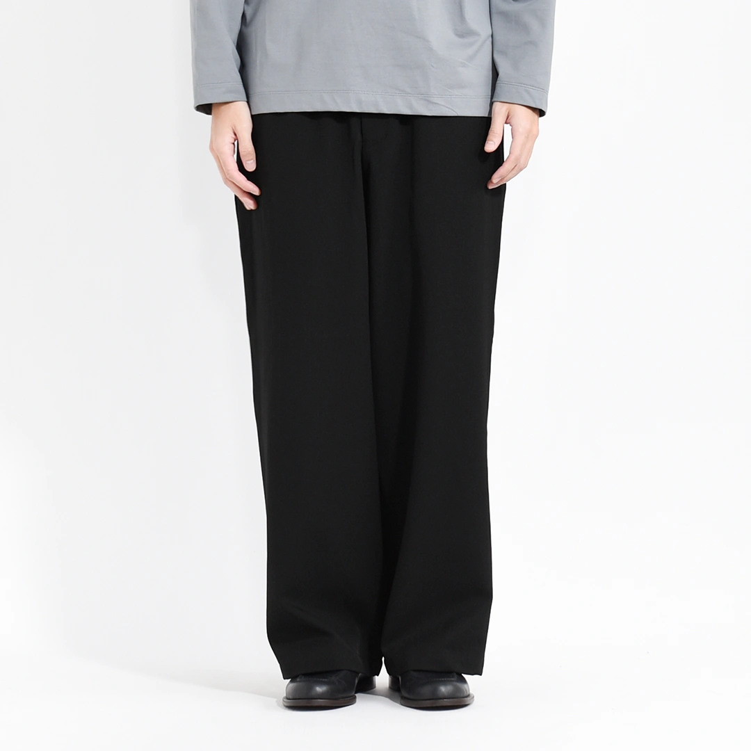 m25d01pt02c]marka(マーカ) 2/60 Washer Wool Gabardine Wide Cylinder