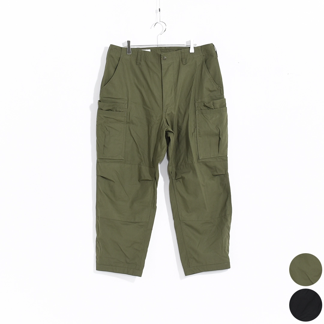 salsation新作Long Pants（カラーArmy GreenサイズM） SF-262339]SASSAFRAS(ササフラス) Overgrown Pants 4/5-Army Ripstop