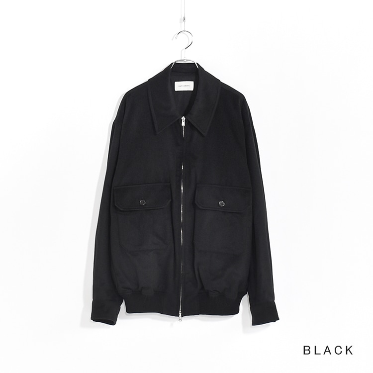 【40% OFF】[a23c-19bl02c]MARKAWARE (マーカウェア)CASHMERE WORK JACKET / カシミヤワークジャケット[OUTLET]の商品画像