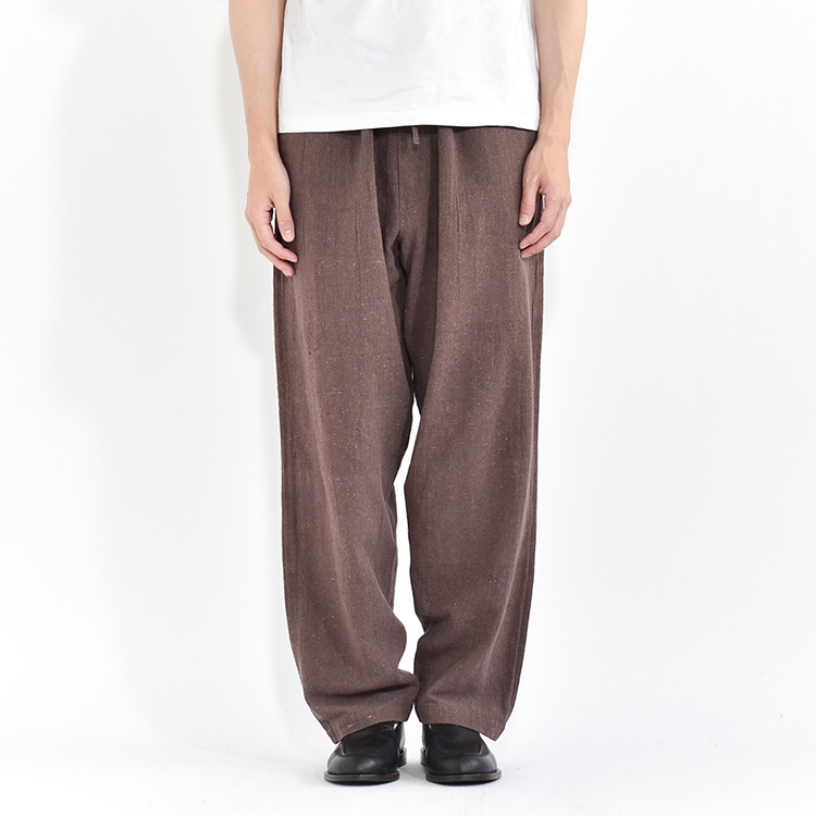 【30% OFF】[A4S-N001W]alvana(アルヴァナ/アルバナ) Handspun hemp easy pants (ハンドスパンヘンプイージーパンツ)[OUTLET]の商品画像