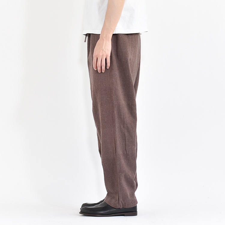 【30% OFF】[A4S-N001W]alvana(アルヴァナ/アルバナ) Handspun hemp easy pants (ハンドスパンヘンプイージーパンツ)[OUTLET]の商品画像